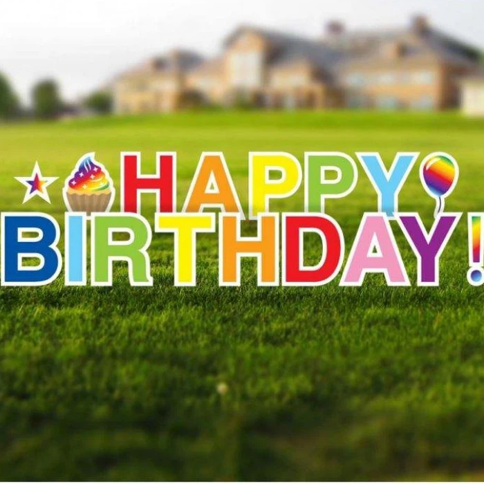 Coroplast Celebration Yard Signs