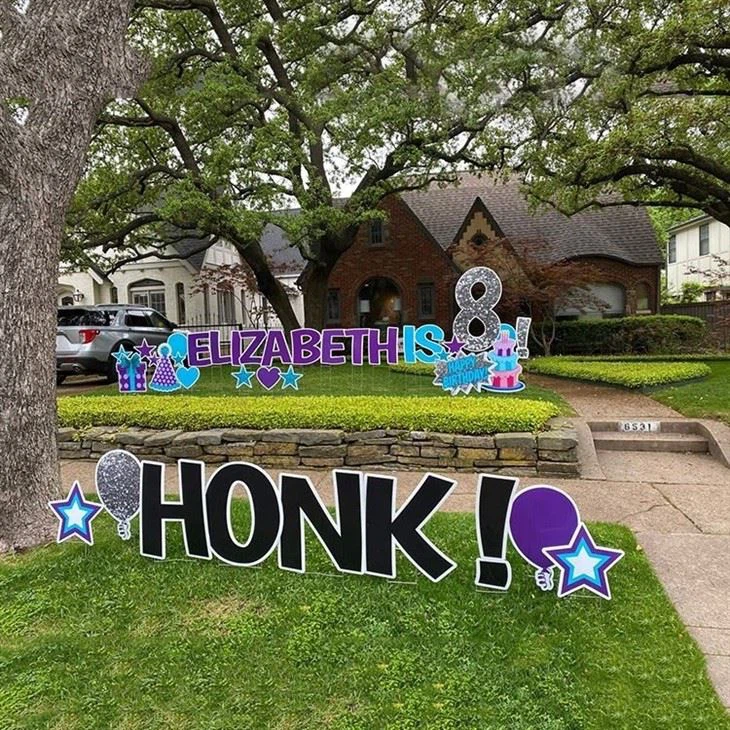 Custom Outdoor Corflute Yard Sign