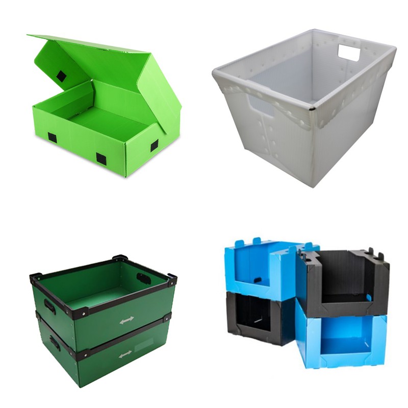 Corrugated plastic storage boxes Corrugated plastic storage boxes