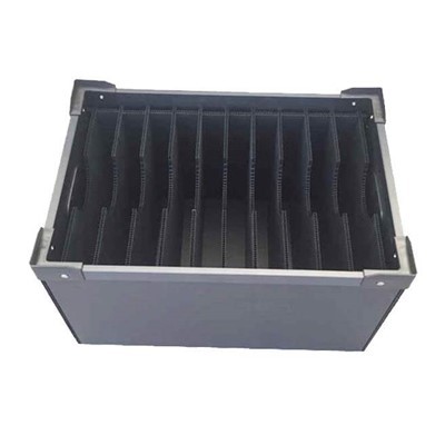 Blwch Plastig Rhychog ESD